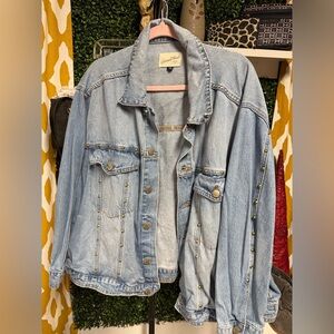 Universal Thread Light Blue Studded Jean Jacket